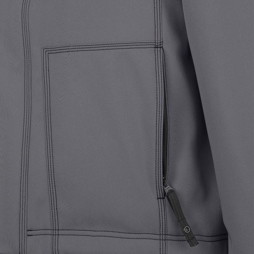 Work Jackets: Winter softshell jacket e.s.roughtough + titanium 2