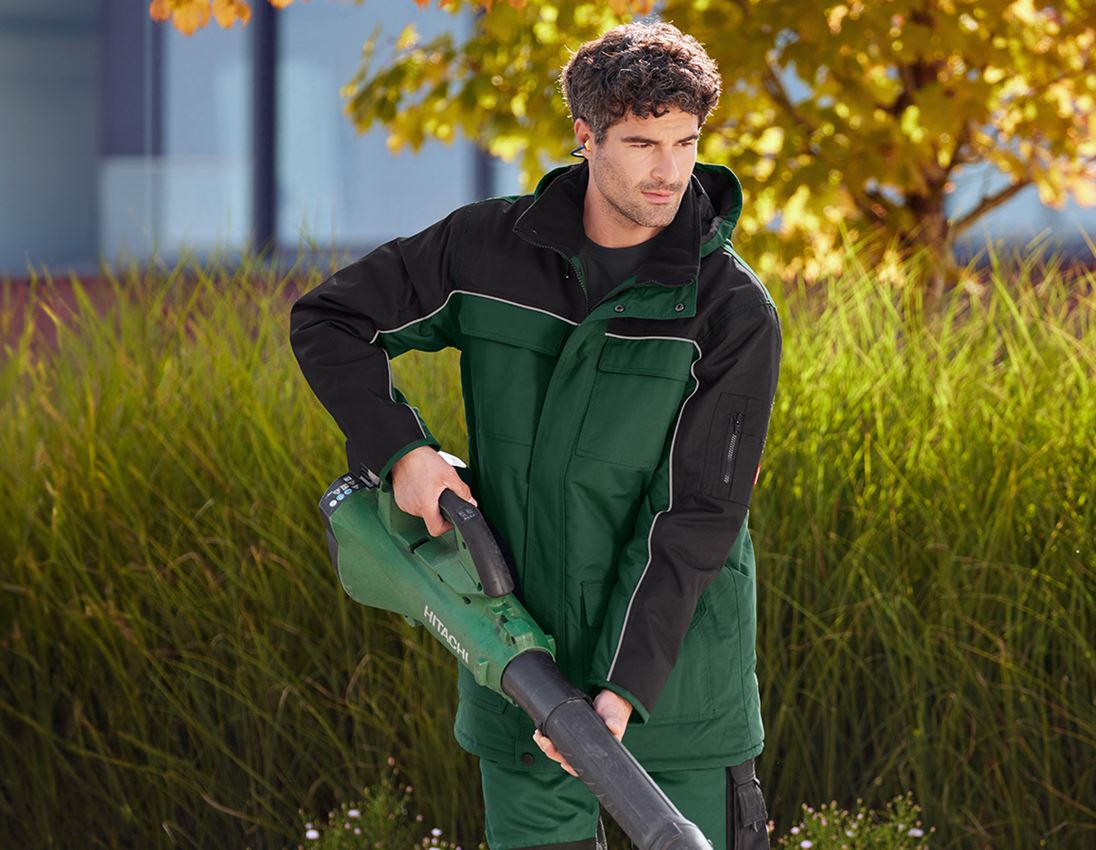 Skogsbruk / Trädgård: Parkas e.s.image + grön/svart 1