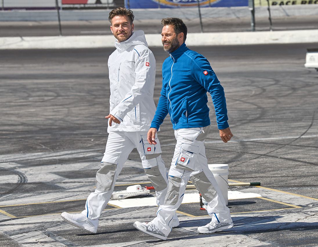 Work Jackets: 3 in 1 functional jacket e.s.motion 2020, men's + white/gentianblue 2
