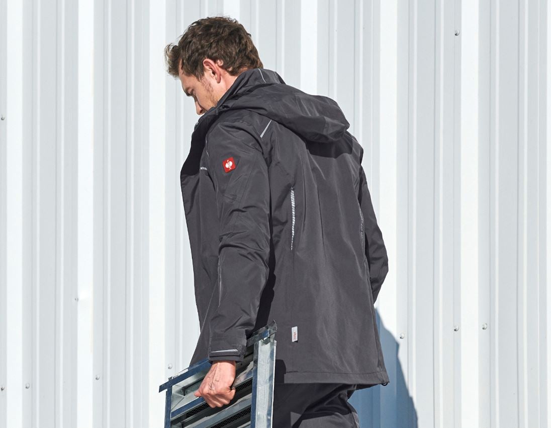 Work Jackets: 3 in 1 functional jacket e.s.motion 2020, men's + anthracite/platinum 1