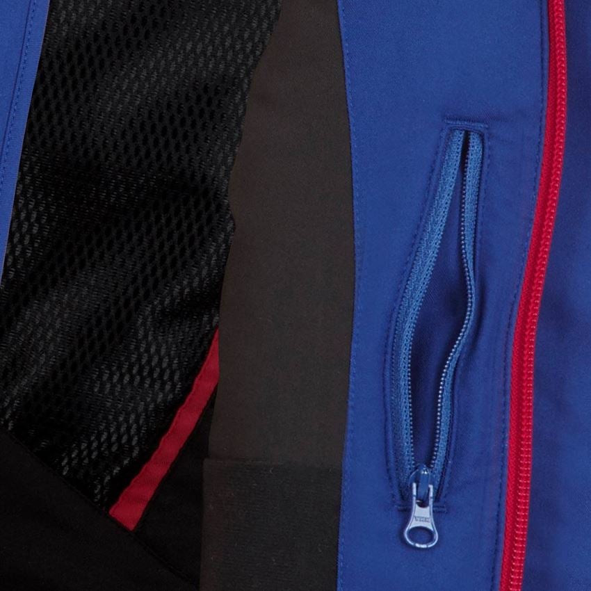 Jackets: Winter softshell jacket e.s.motion 2020,children's + royal/fiery red 2