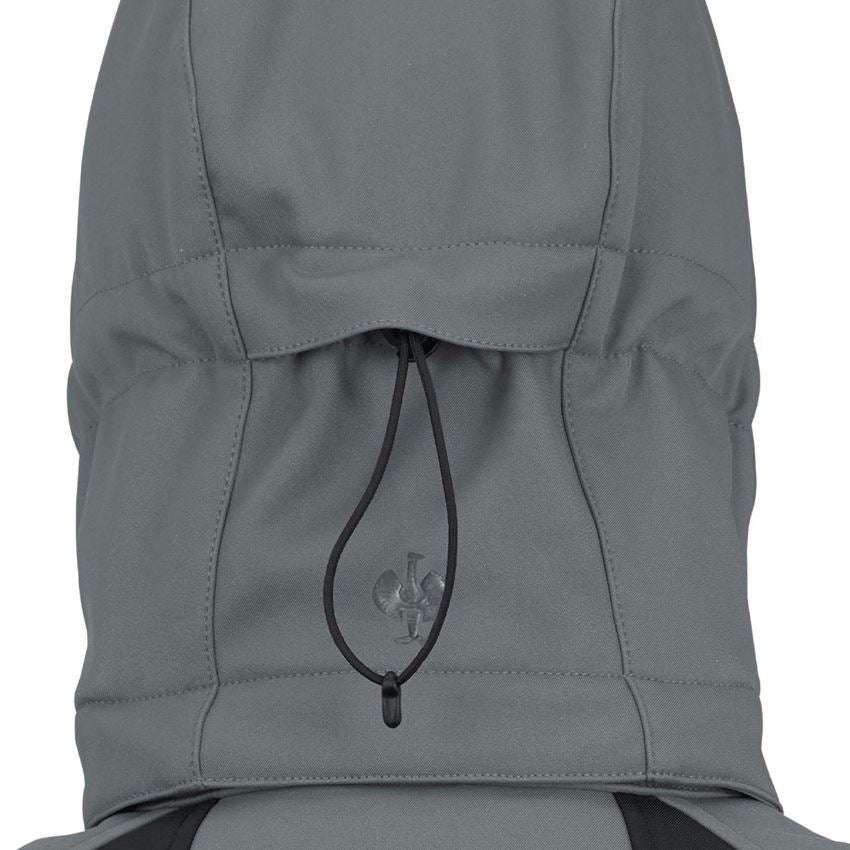 Arbetsjackor: Vinter softshelljacka e.s.vision + cement/svart 2