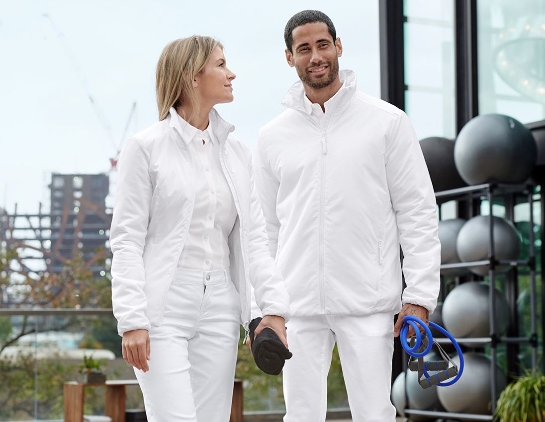 Arbetsjackor: e.s. vadderad-jacka CI + vit 1