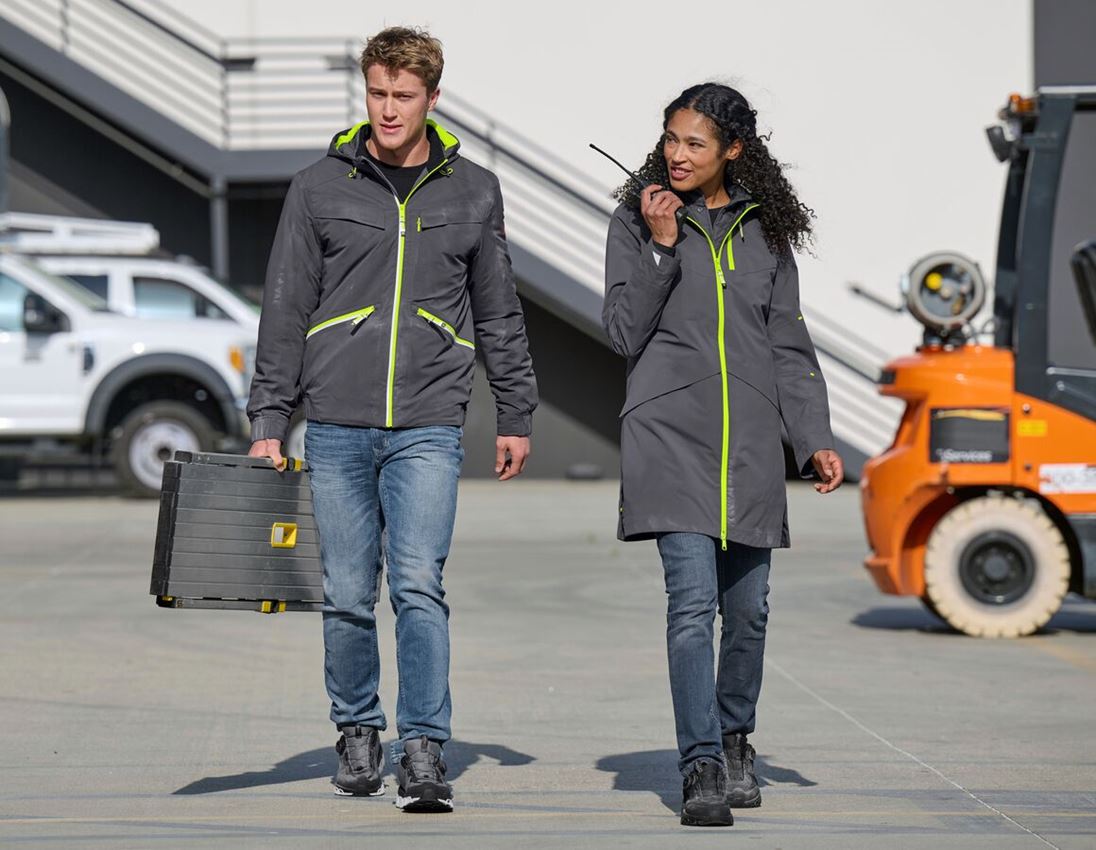 myDesign XMAS: Winter jacket e.s.ambition + anthracite/high-vis yellow 4