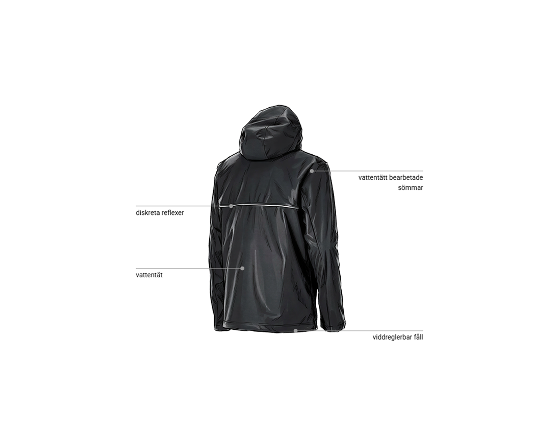 Arbetsjackor: 3 i 1 funktionsjacka e.s.line.core + svart/platina 2