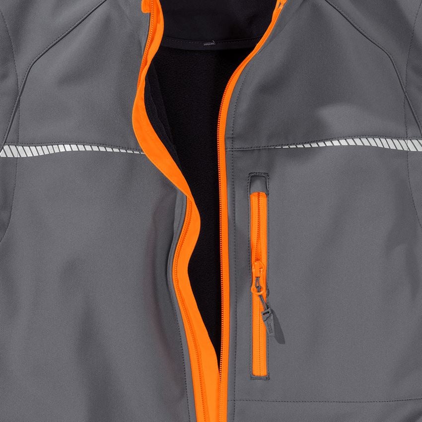 Kläder: Softshellväst e.s.motion 2020 + antracit/varselorange 2