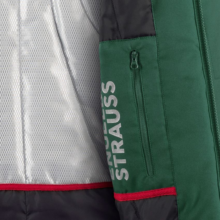 Cold: Softshell bodywarmer e.s.motion + green/black 2