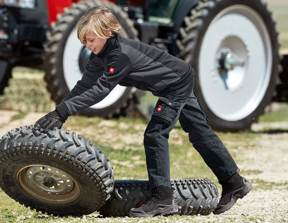 Byxor: Jeans e.s.motion denim, barn + grafit 3