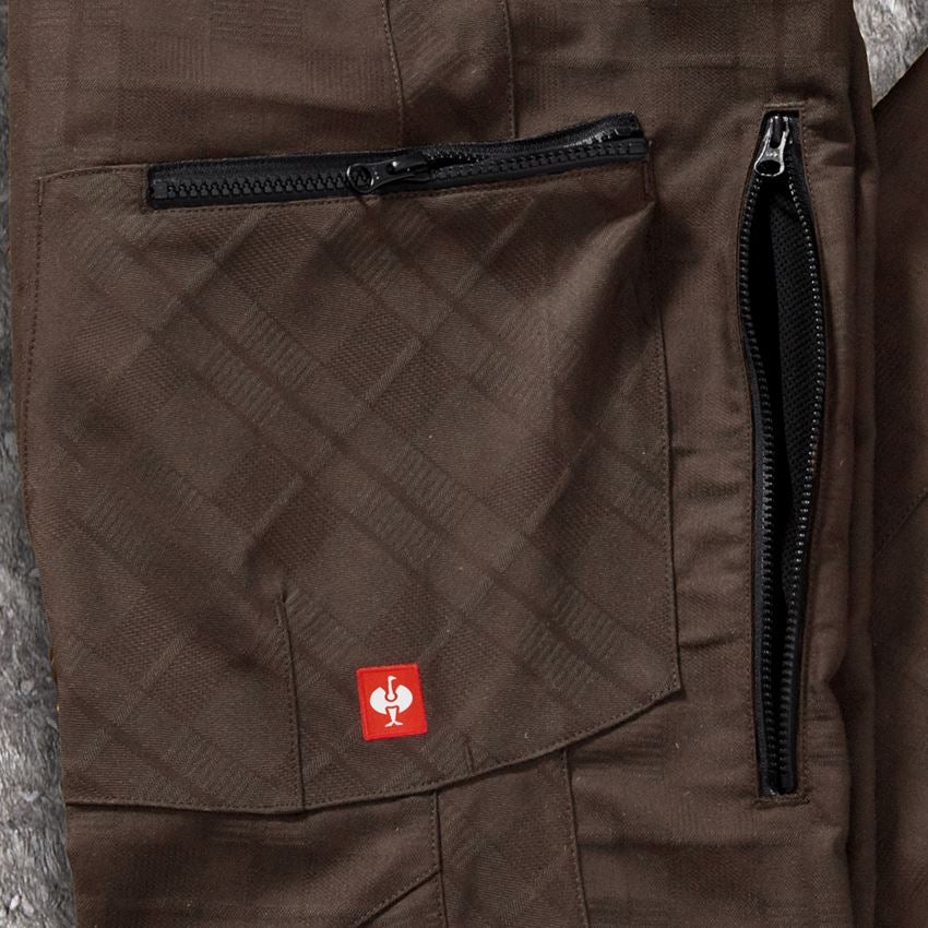 Arbetsbyxor: e.s. arbetsbyxa pocket, dam + kastanj 2