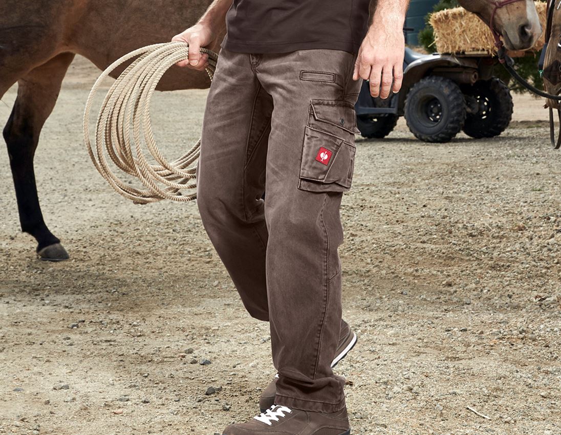 Arbetsbyxor: e.s. worker-jeans + kastanj 1