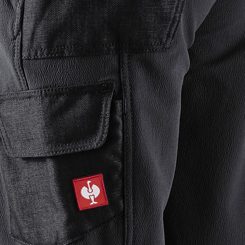 Trousers: Winter funct. cargotr. e.s.dynashield solid,childr + black 2