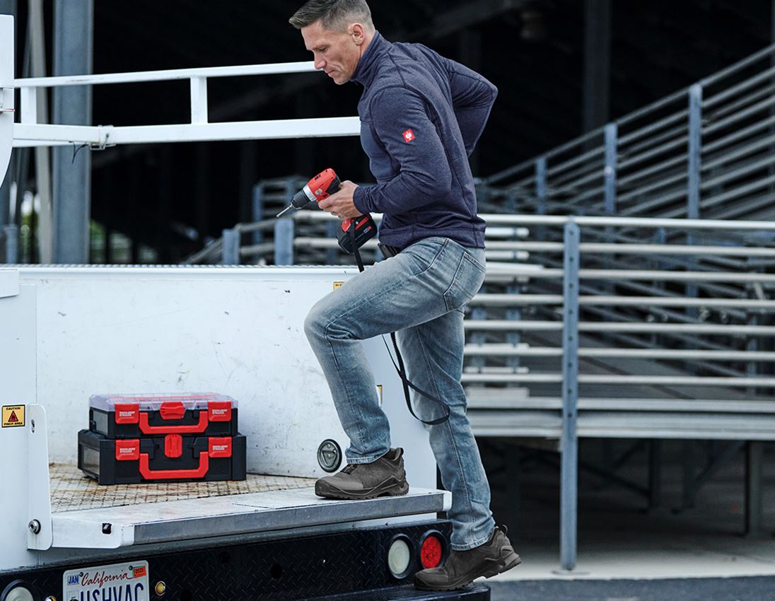 Arbetsbyxor: e.s. 5-fickors-stretch-jeans, slim + stonewashed 2