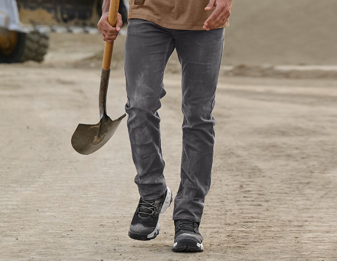 Work Trousers: 5-pocket Trousers e.s.vintage + pewter