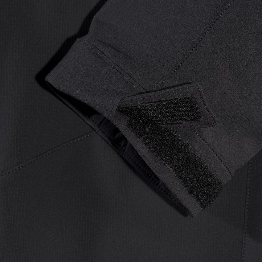 Work Trousers: Functional trousers e.s.trail, ladies' + black/lapisturquoise 2