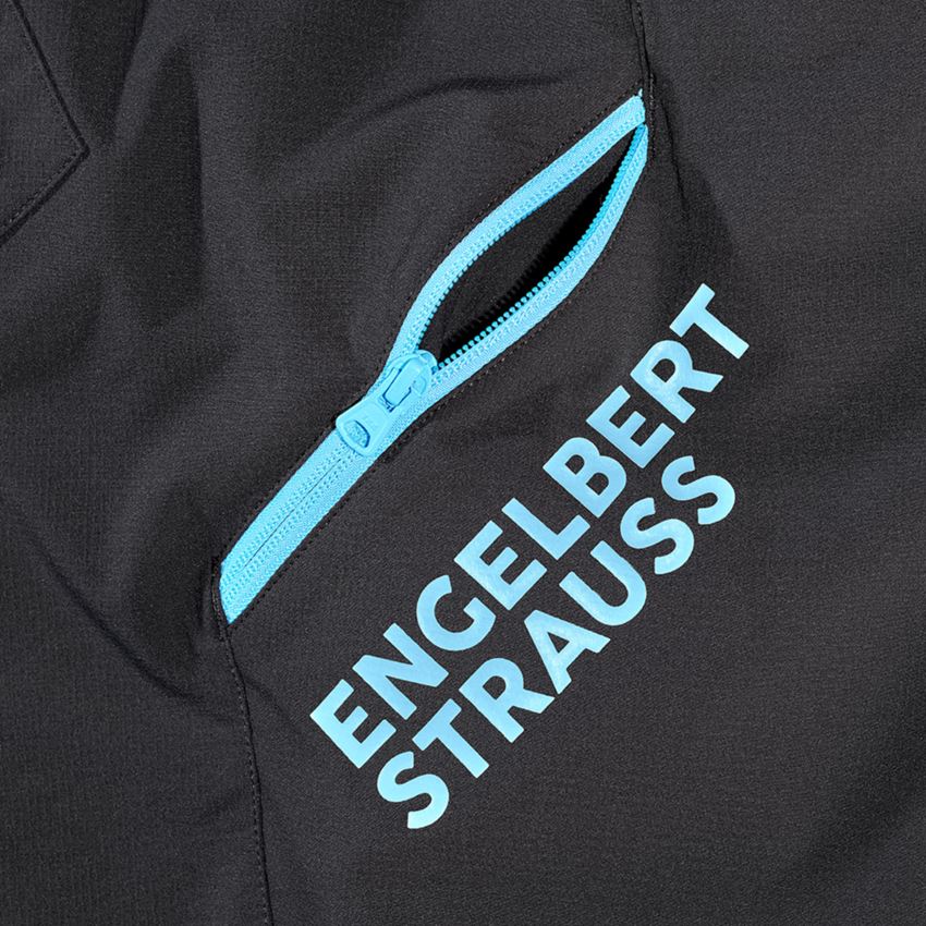 Arbetsbyxor: Funktionsbyxa e.s.trail + svart/lapisturkos 2