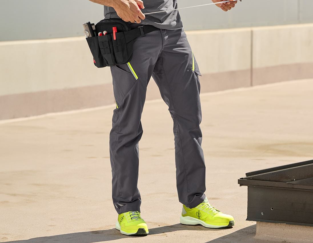 Arbetsbyxor: Multipocket-byxa e.s.ambition + antracit/varselgul 3