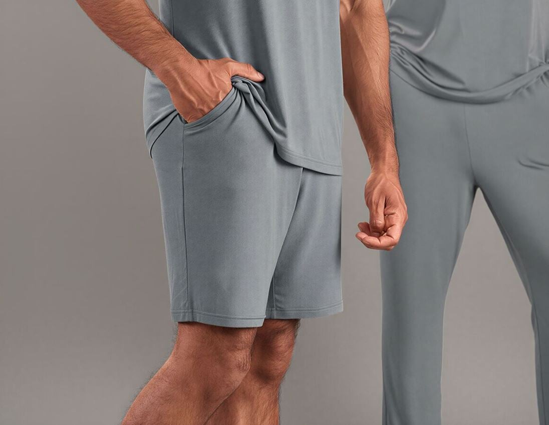 Accessoarer: e.s. modal pyjamasshorts + nordicgrå