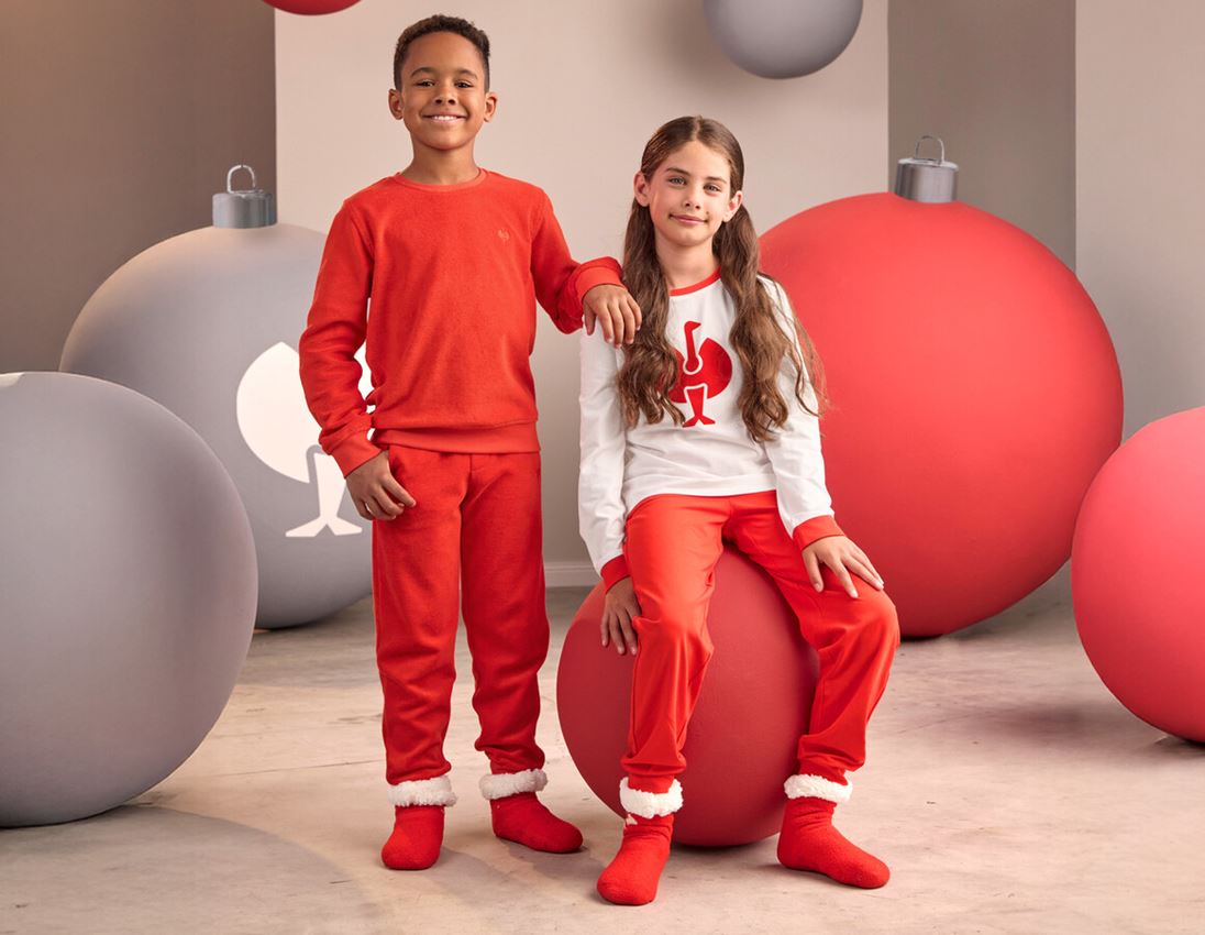 Accessories: e.s. Pyjama trousers cotton stretch, children’s + straussred 2