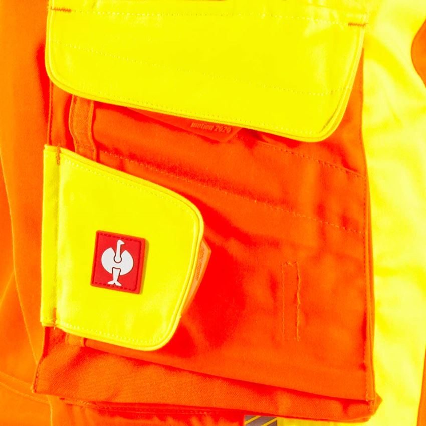 Work Trousers: High-vis trousers e.s.motion 2020 + high-vis orange/high-vis yellow 2