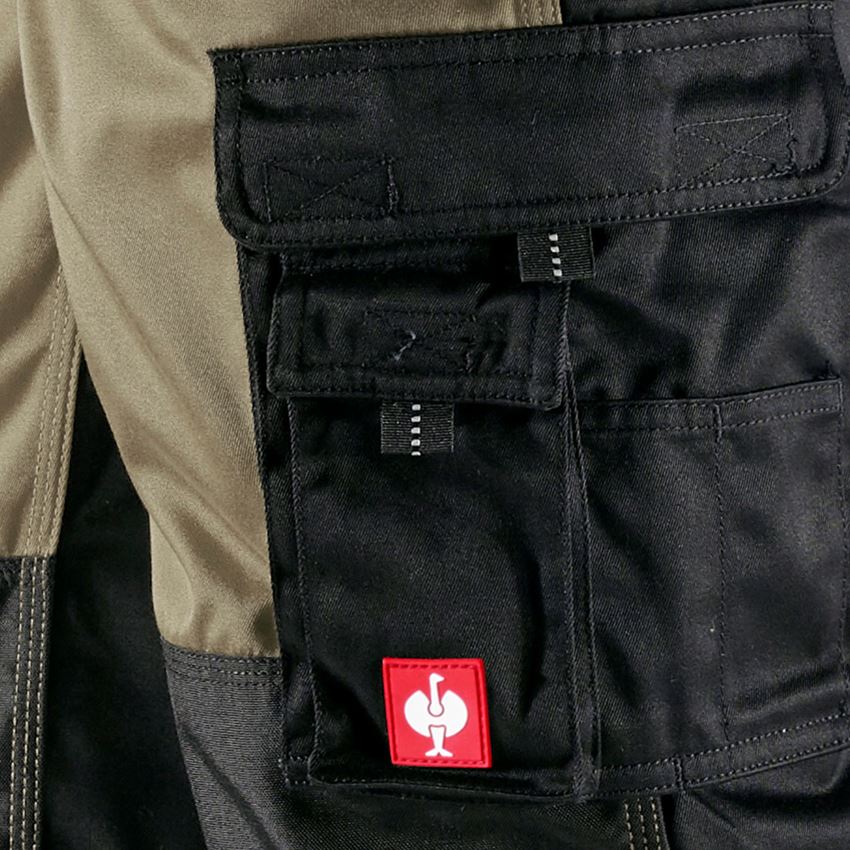 Topics: Trousers e.s.image + khaki/black 2