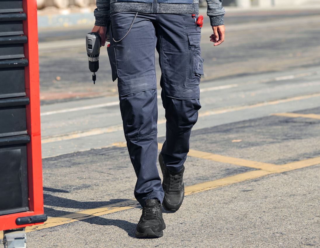 Work Trousers: Trousers e.s.motion ten, ladies' + slateblue 1