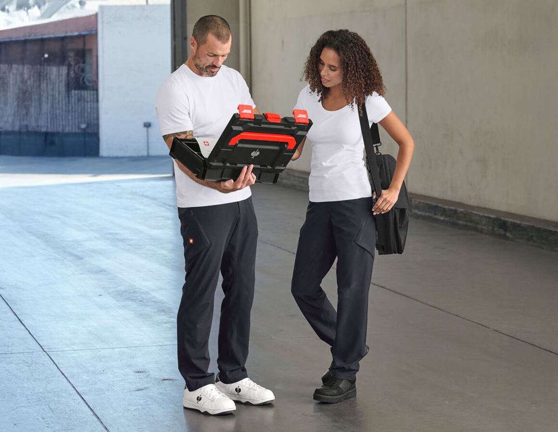 Work Trousers: e.s. Service cargo trousers, ladies' + black 2