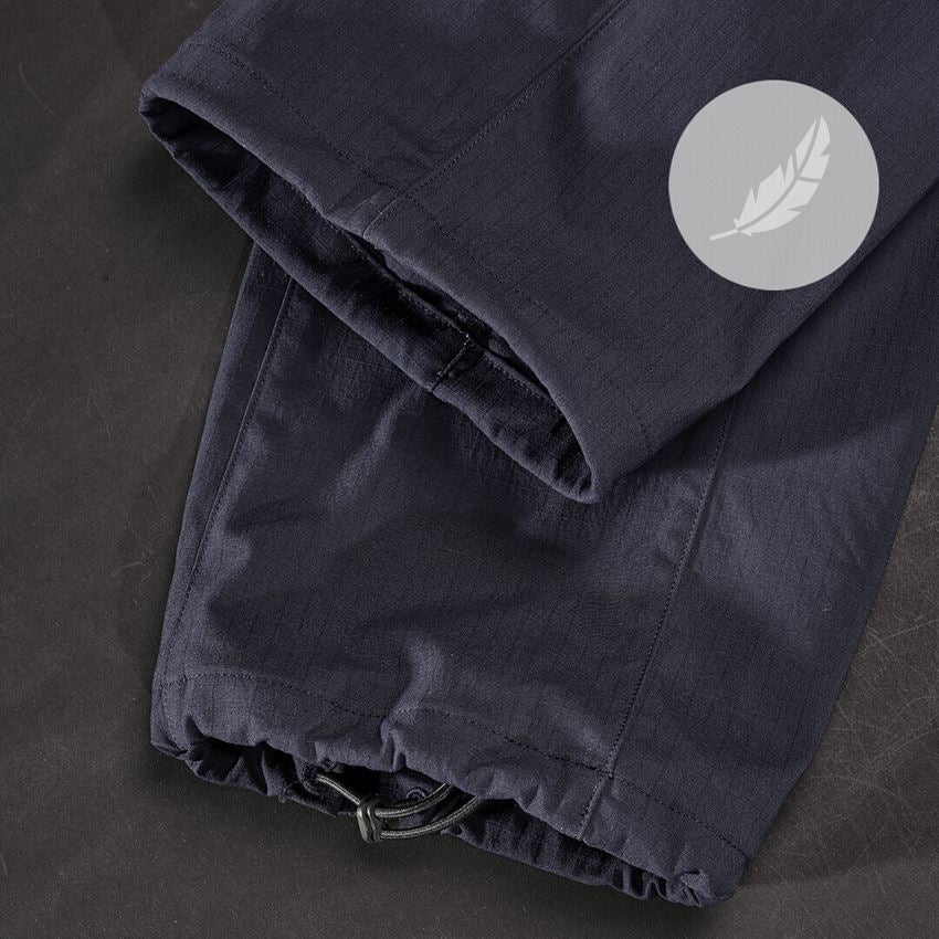 Work Trousers: Trousers e.s.t:aktik light ripstop + neroblue 2