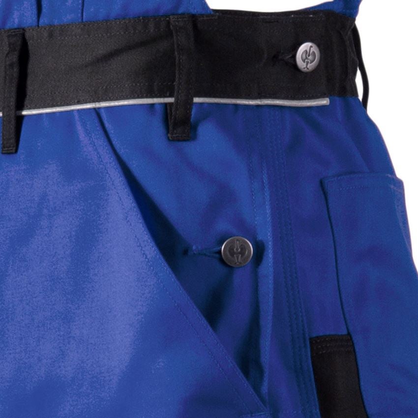 Work Trousers: Bib & Brace e.s.image + royalblue/black 2
