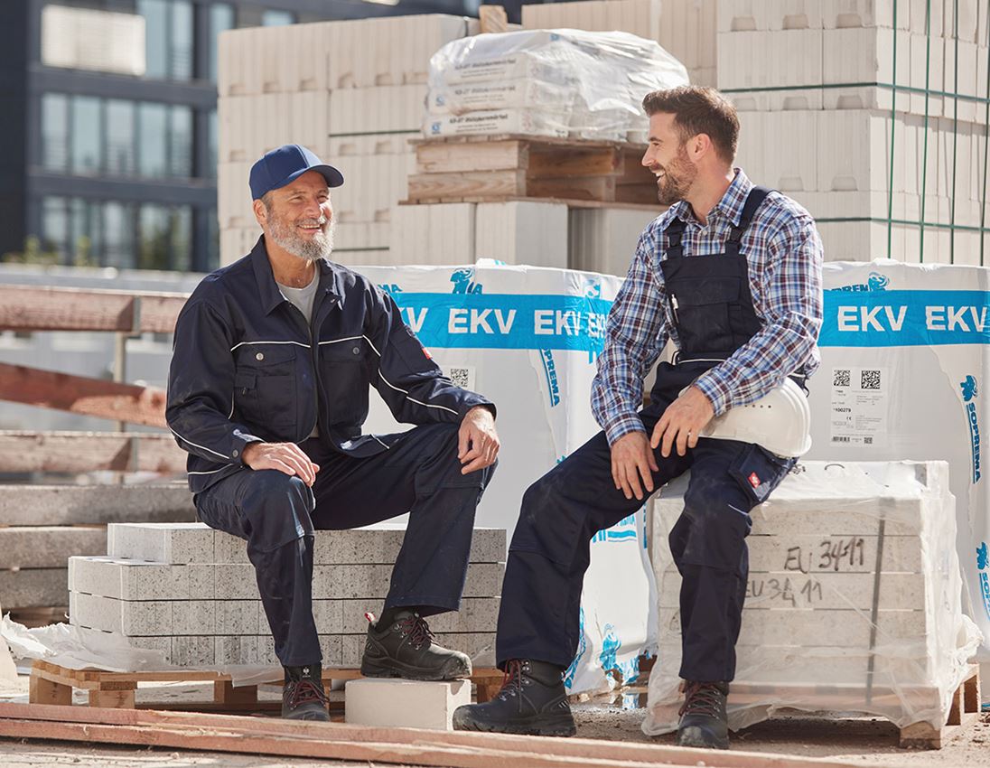 Work Trousers: Bib & brace e.s.classic  + navy 2