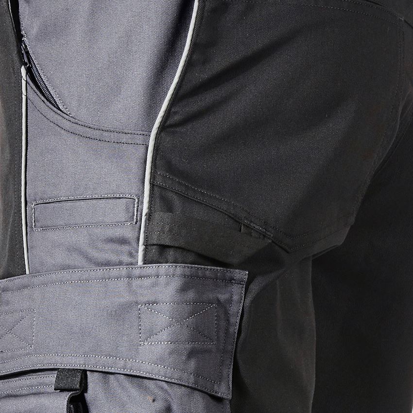 Arbetsbyxor: Shorts e.s.active + svart/antracit 2