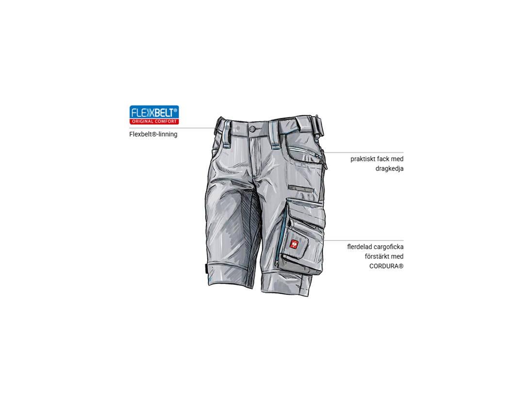 Murare: Shorts e.s.motion 2020, dam + platina/capri 1