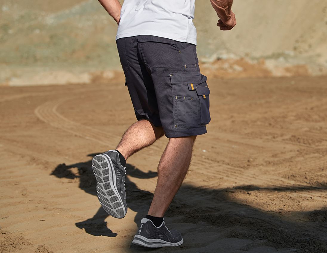Arbetsbyxor: Shorts e.s. carat + antracit/gul 1