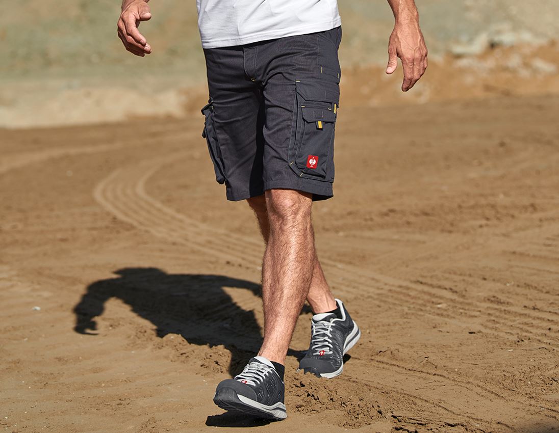 Arbetsbyxor: Shorts e.s. carat + antracit/gul