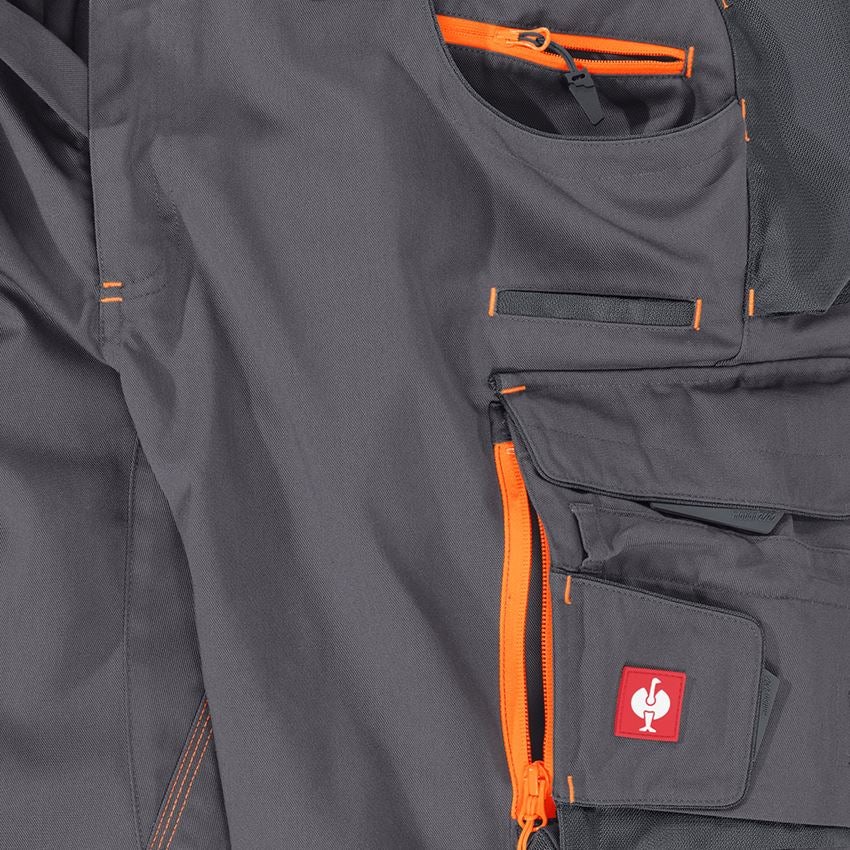 Kläder: Shorts e.s.motion 2020 + antracit/varselorange 2