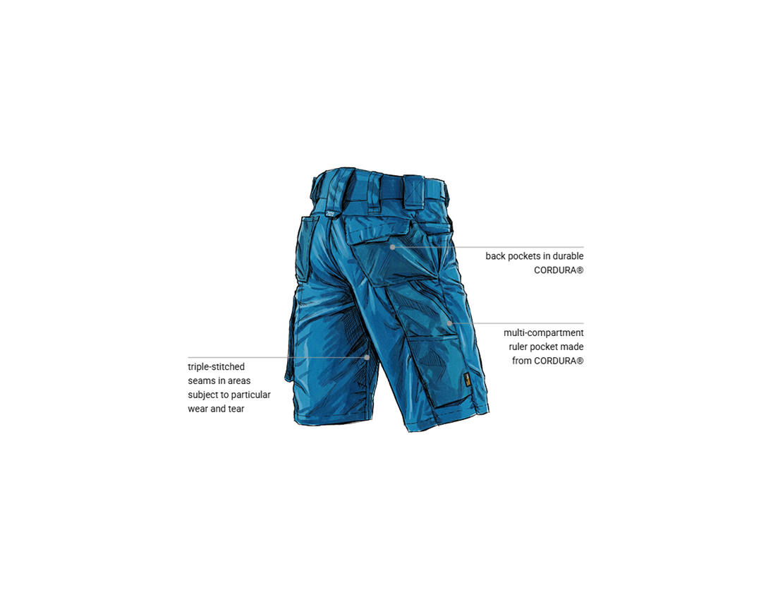 Clothing: Shorts e.s.motion 2020 + atoll/navy 2