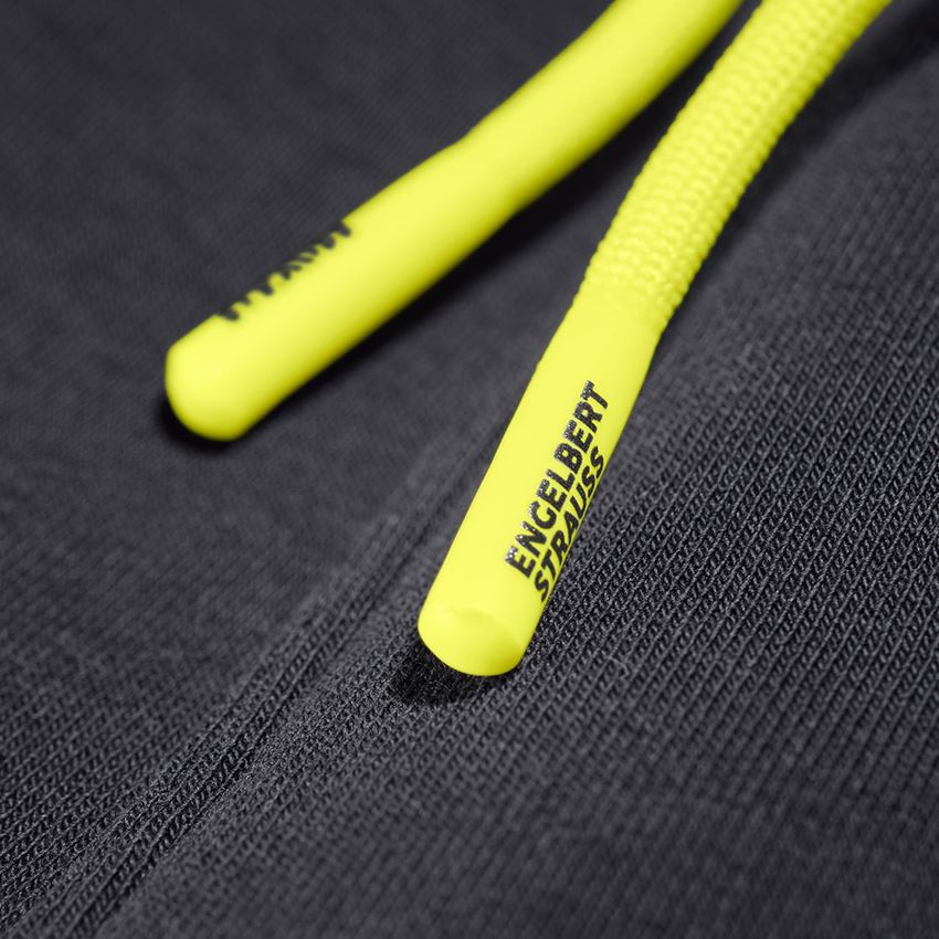 Accessories: Sweat short light e.s.trail + black/acid yellow 2