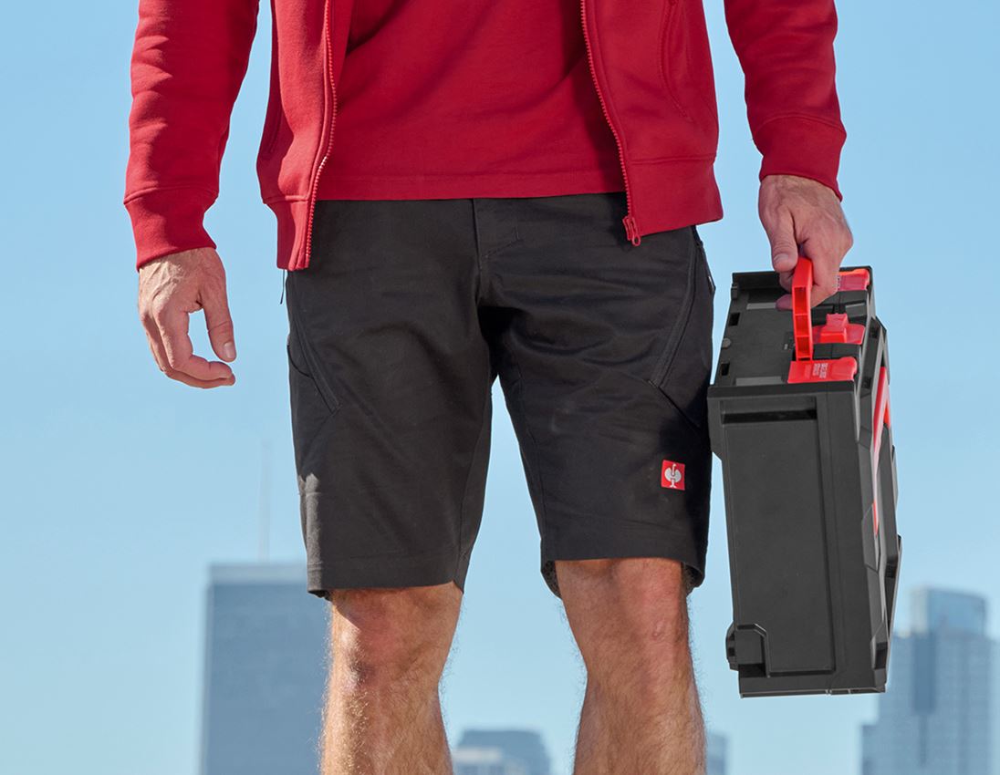 Arbetsbyxor: Multipocket- shorts e.s.ambition + svart 1