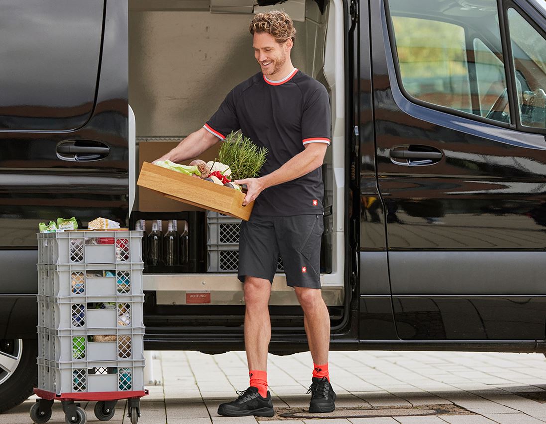 Arbetsbyxor: Multipocket- shorts e.s.ambition + svart 5