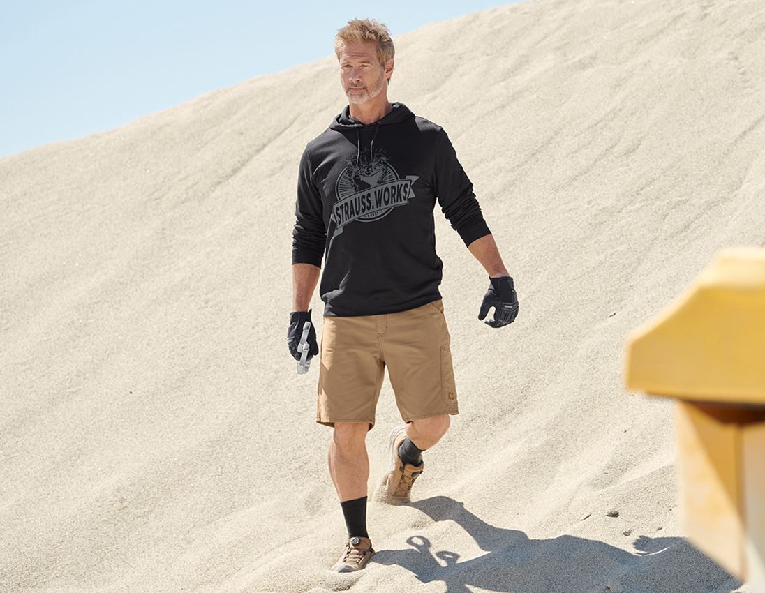 Arbetsbyxor: Shorts e.s.iconic + mandelbrun 1