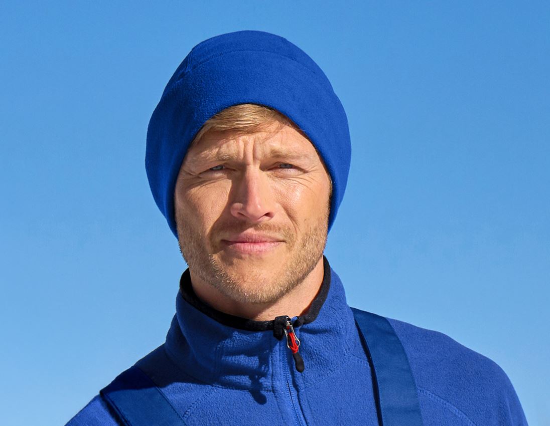 Accessories: e.s. FIBERTWIN® microfleece hat + royalblue