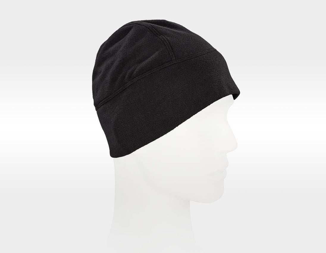 Accessoarer: e.s. FIBERTWIN® microfleece mössa + svart 3