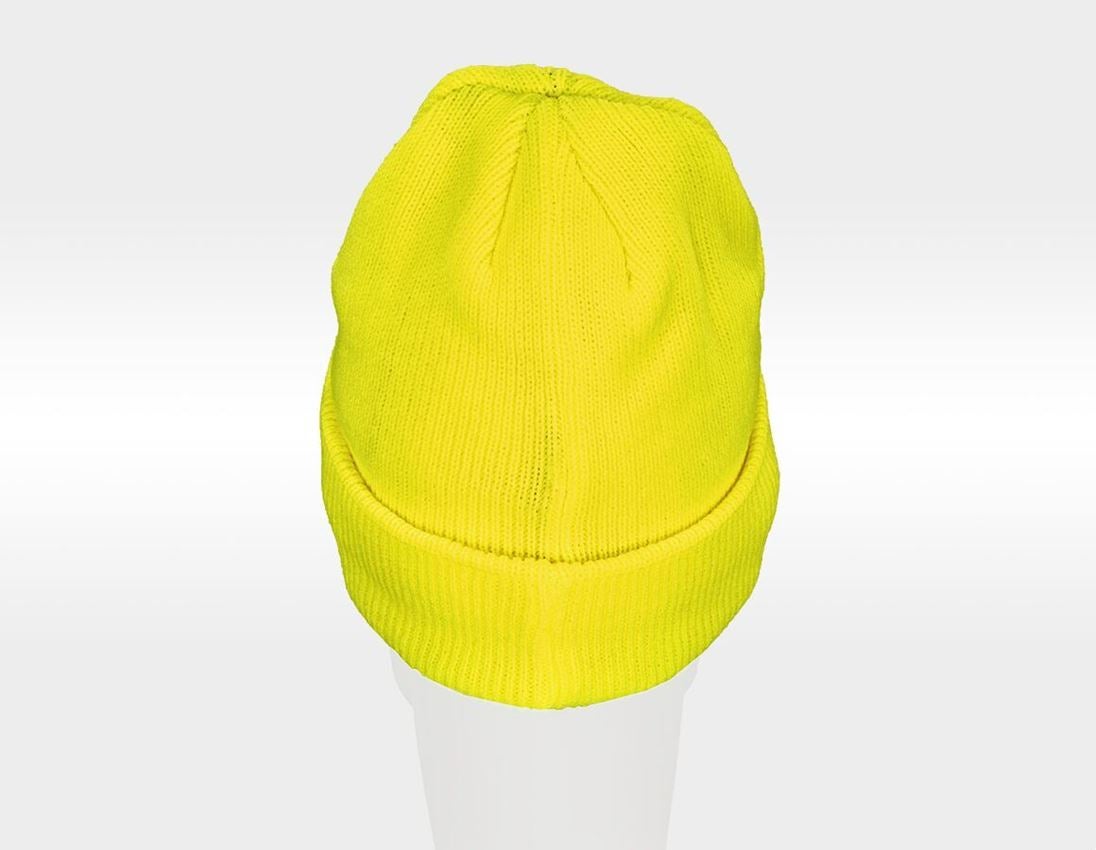 Accessories: Winter knitted hat Neon + yellow 2