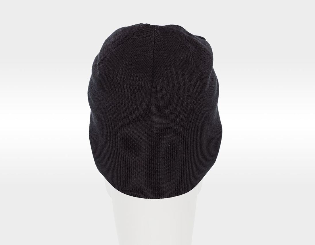 Accessories: Fine knit hat e.s.dynashield + black 5