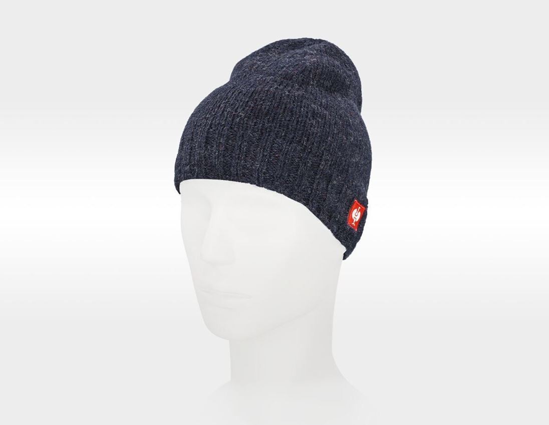 Accessories: e.s. Chunky knit hat + midnightblue 2
