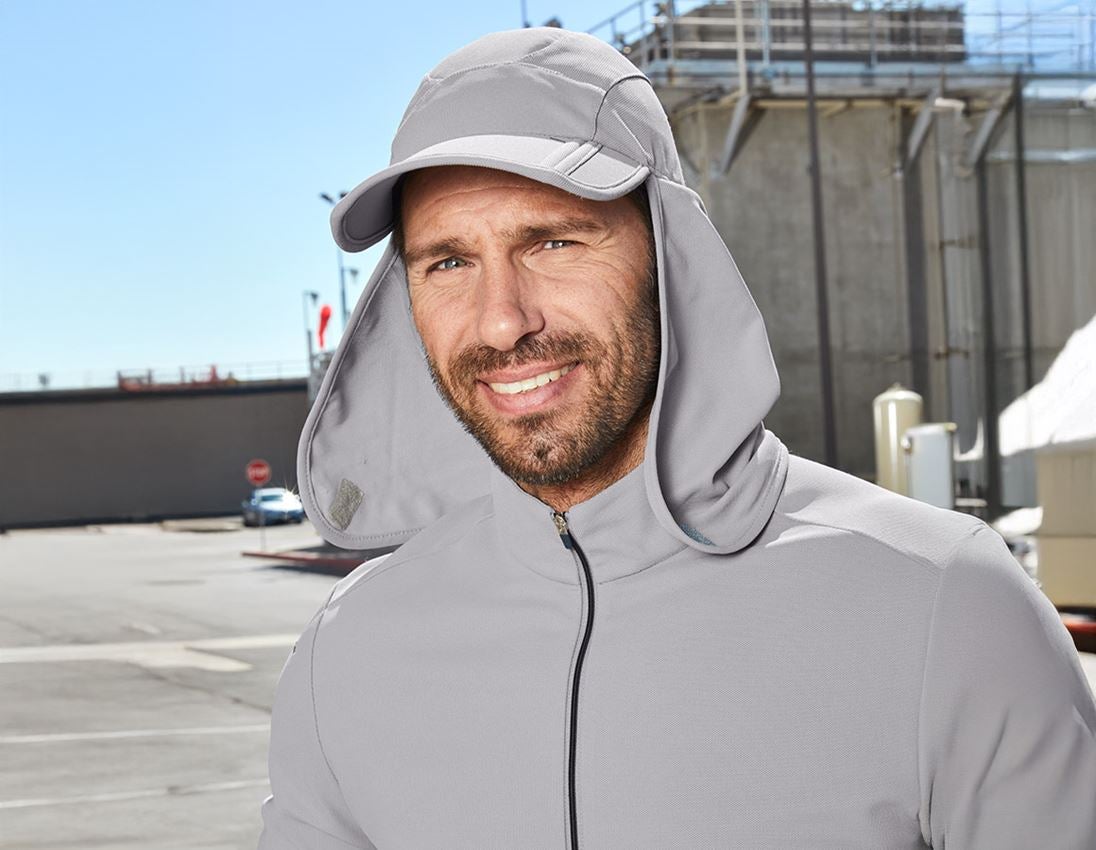 Accessoarer: e.s. Funktions Keps UV + platina/antracit