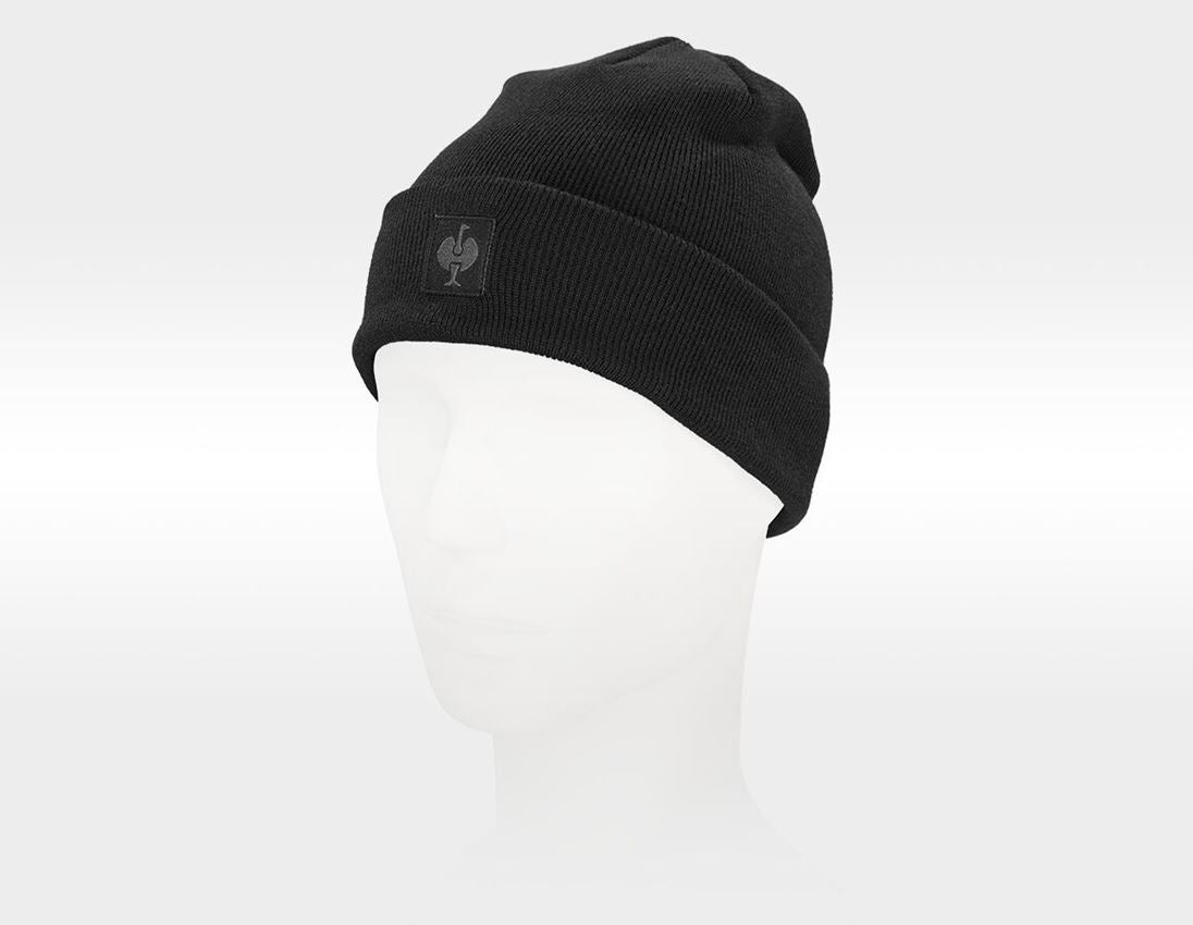 Accessories: Knitted hat e.s.iconic + black 3