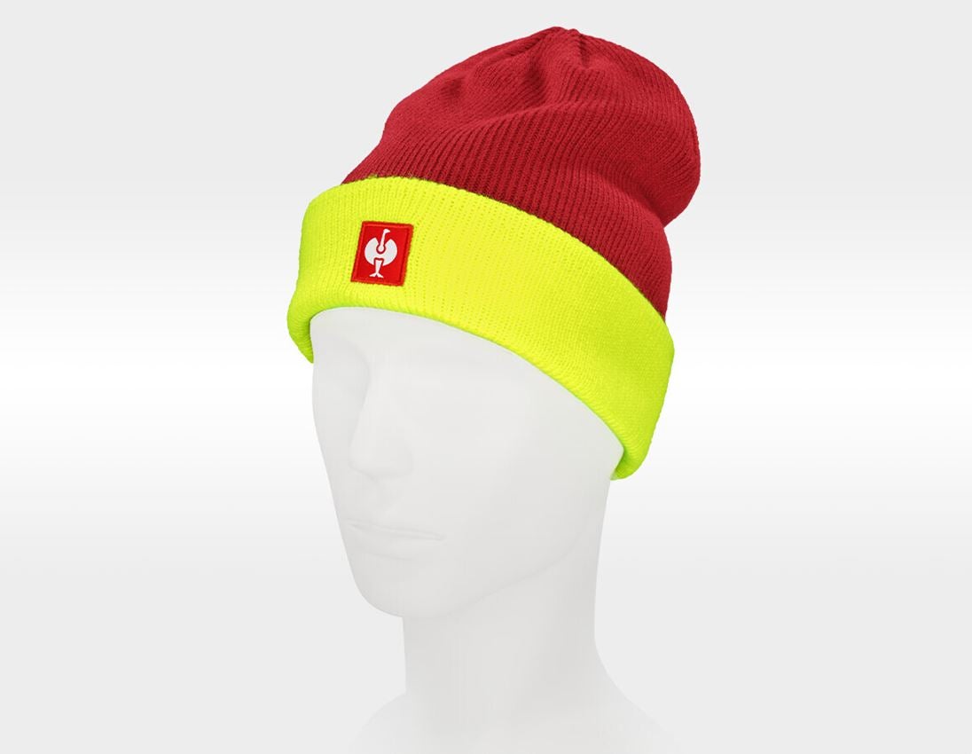 Accessories: Knitted hat e.s.motion 24/7 + red/high-vis yellow 4