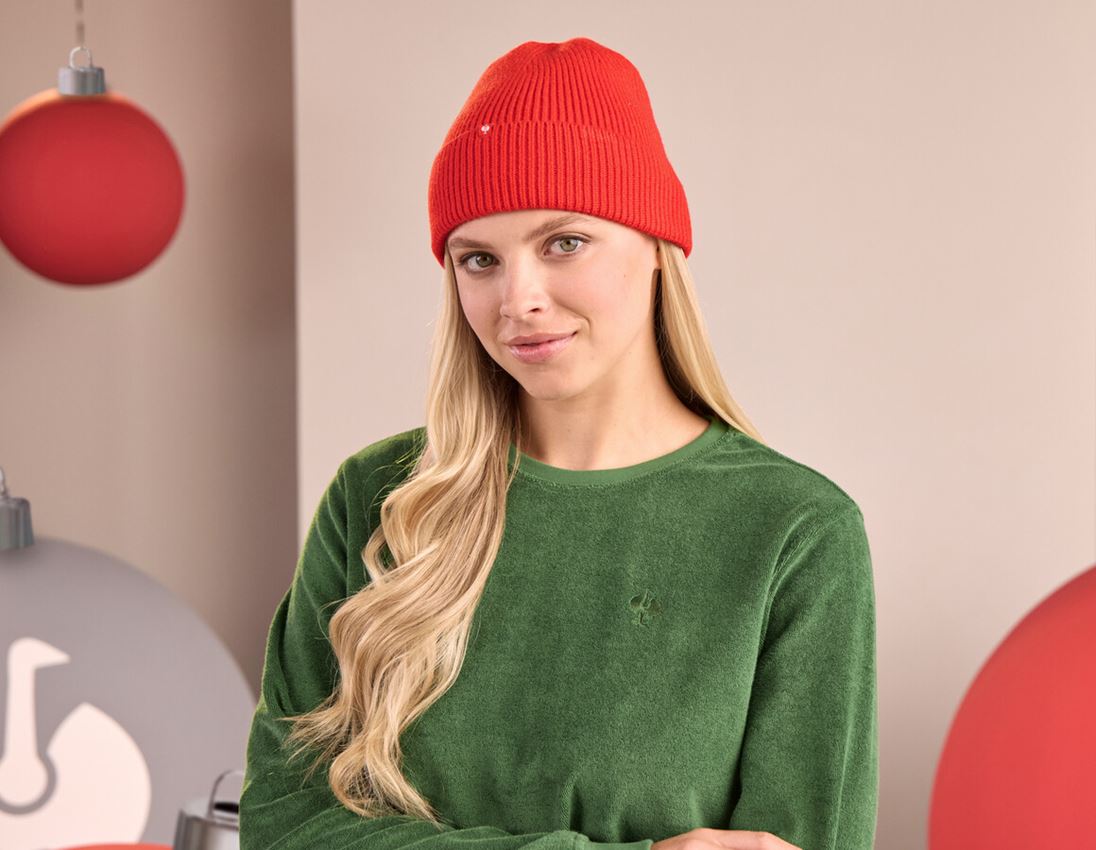 Accessories: e.s. Knitted hat + straussred 1