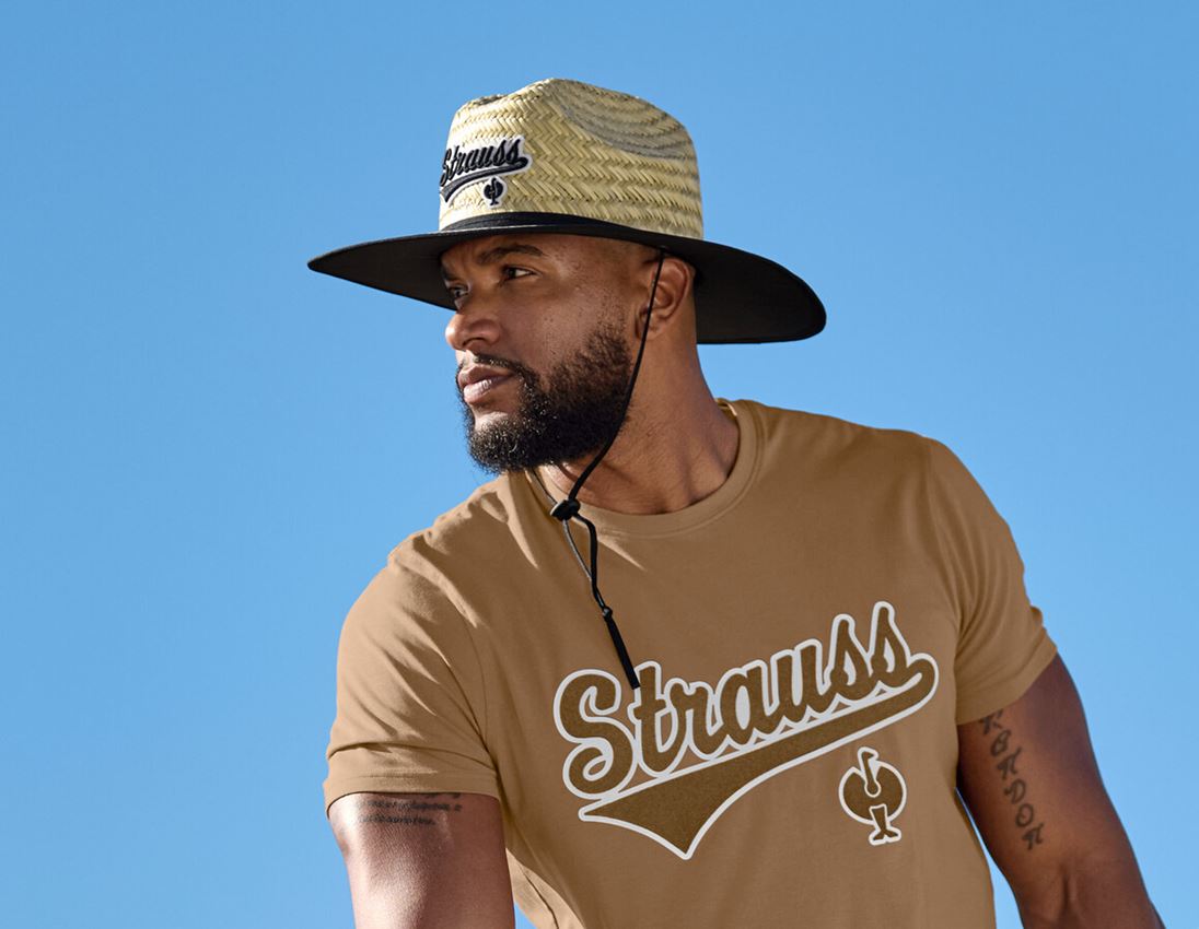 Accessories: Straw hat e.s.e:pic + lightbrown