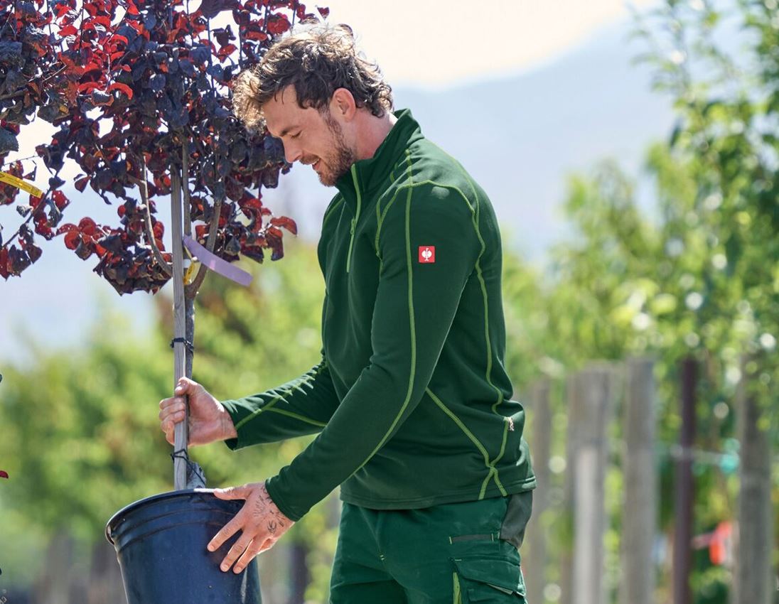 Shirts, Pullover & more: Functional-Troyer thermo stretch e.s.motion 2020 + green/seagreen 1